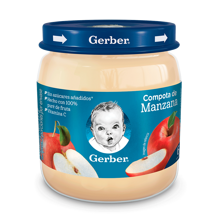 Compota de manzana GERBER