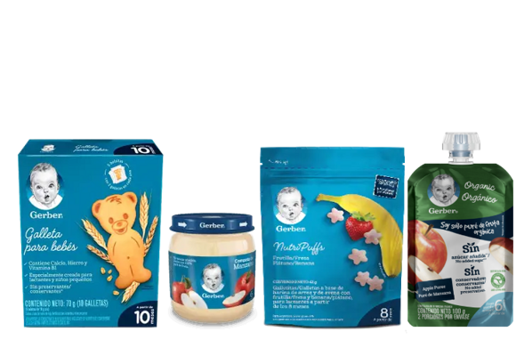 Productos GERBER para tu bebé